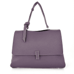 Дамска чанта от естествена кожа Viola - керемидено кафява 