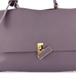 Дамска чанта от естествена кожа Viola - бяла 