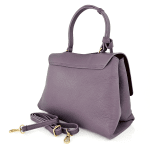 Дамска чанта от естествена кожа Viola - фуксия