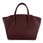 Луксозна чанта от естествена кожа Avelia - керемидено кафява  