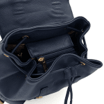 2 в 1 - Дамска раница и чанта Siena - тъмно синя