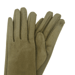 Дамски меки ръкавици - горчица