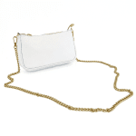 Чанта за през рамо от естествена кожа Telia - бяла