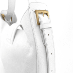 Дамска чанта от естествена кожа Alia - бяла 