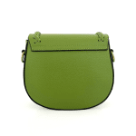 Дамска чанта за през рамо от естествена кожа Naomi - зелена