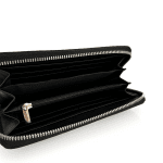 Интересно дамско портмоне с много прегради - черно 