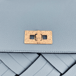 Луксозна дамска чанта Bellisima - светло синя 