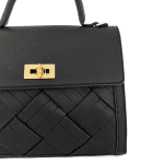 Луксозна дамска чанта Bellisima - черна 