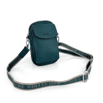 Чантичка през рамо с  джоб за телефон - светло синя 
