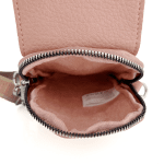 Чантичка през рамо с  джоб за телефон - фуксия 