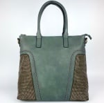 Модерна дамска чанта - Kristin - зелена
