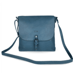 Дамска чанта за през рамо - синя