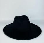 Дамска шапка "Федора" - кафява