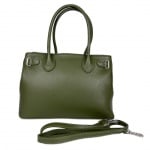 Луксозна чанта от естествена кожа Vivian - зелена 