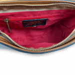 Чанта за през рамо от естествена кожа Ramona - керемидено кафява