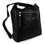 2 в 1 - Голяма чанта и раница Ava - черна