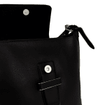 Голяма дамска чанта + подарък - несесер - черна
