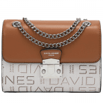 David Jones - дамска чанта за през рамо с принт