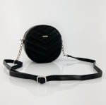 David Jones - Кръгла чанта за през рамо - черна