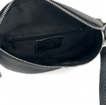 Чанта тип " Бъбрек " от естествена кожа Filipa - керемидено кафява