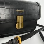 David Jones  - Луксозна дамска чанта за през рамо - черна