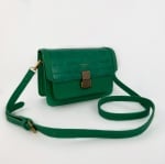 David Jones  - Луксозна дамска чанта за през рамо - зелена