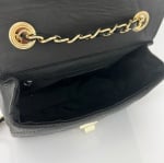 Капитонирана чанта за през рамо от естествена кожа - Mila