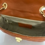Капитонирана чанта за през рамо от естествена кожа - Mila