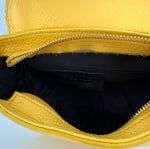 Дамска чанта за през рамо от естествена кожа Naomi - жълта