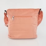 Дамска чанта за през рамо от водоустойчив материал - розова