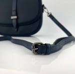 Модерна дамска чанта за през рамо - тъмно синя