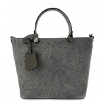 Луксозна чанта от естествена кожа Amelia - черна 