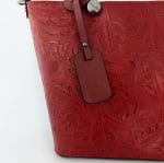 Луксозна чанта от естествена кожа Amelia - розова 