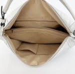 Модерна дамска чанта - светло кафява