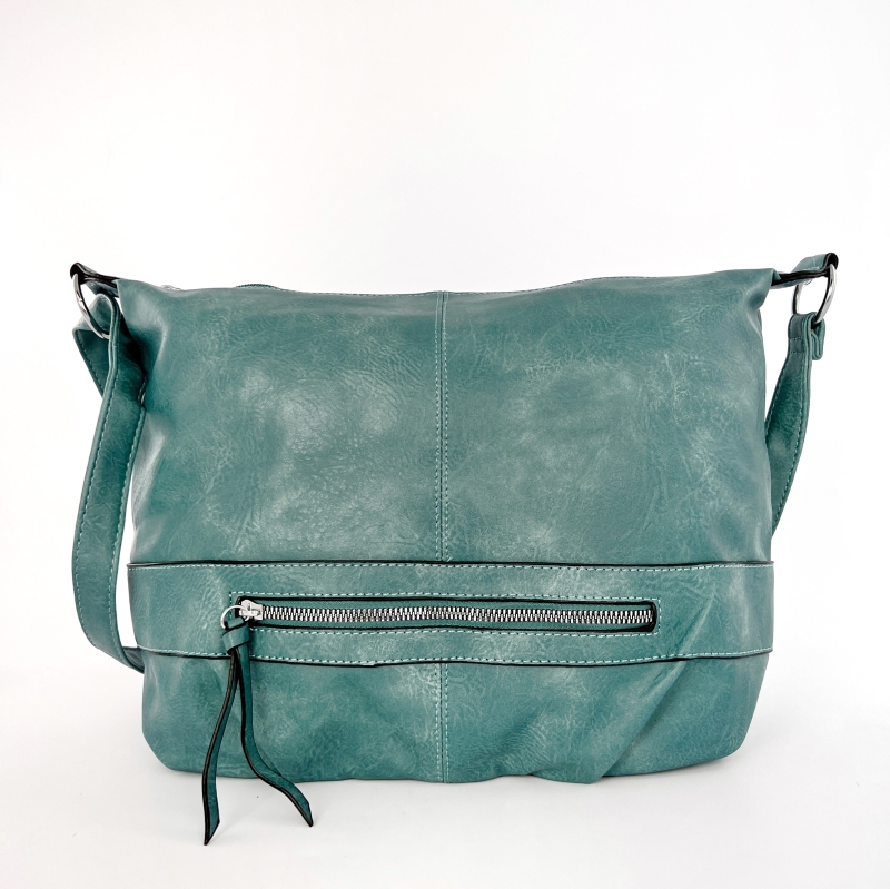 Дамска чанта за през рамо Adelin - зелена 