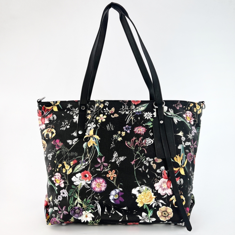 Дамска чанта с цветен принт - Florentina 