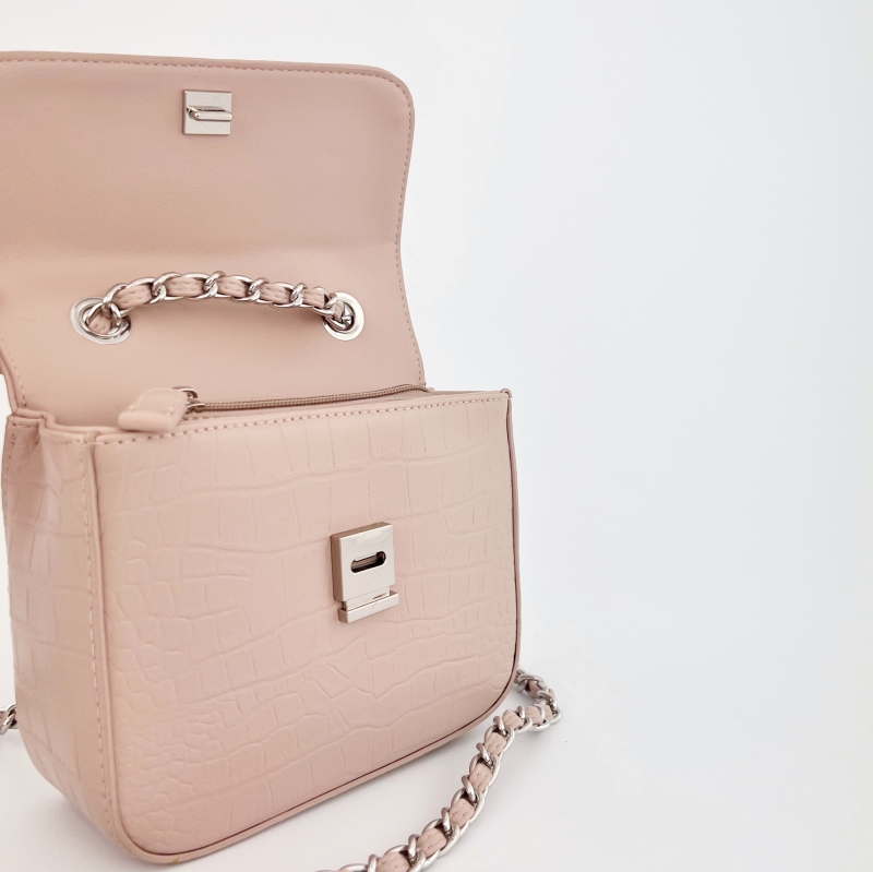 Diana & Co - дамска чанта за през рамо  - розова