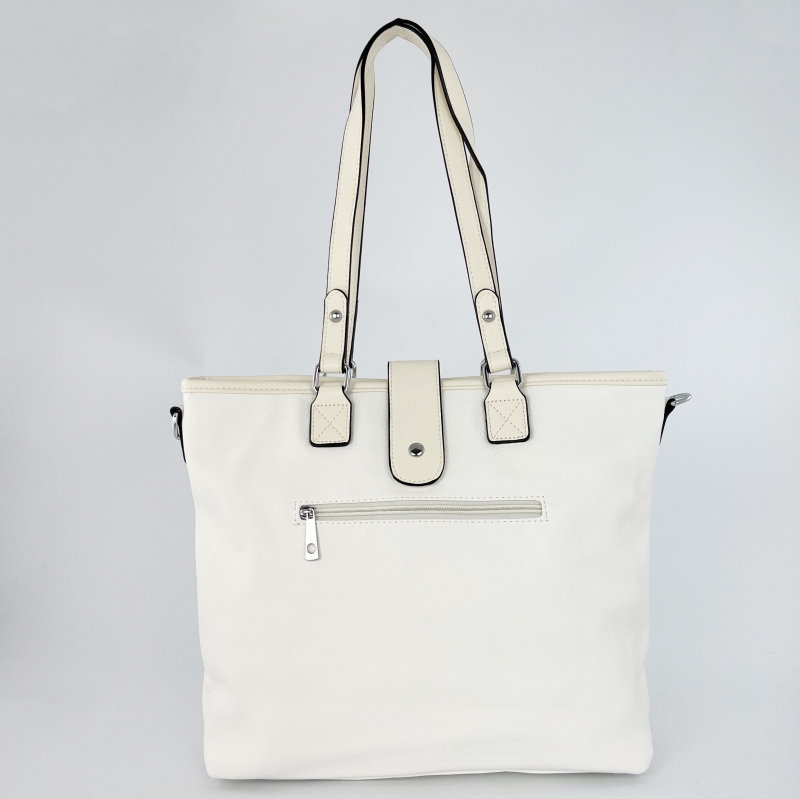 Модерна дамска чанта Amaya - бяла
