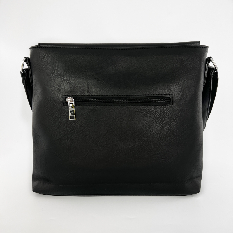 Дамска чанта за през рамо - черна