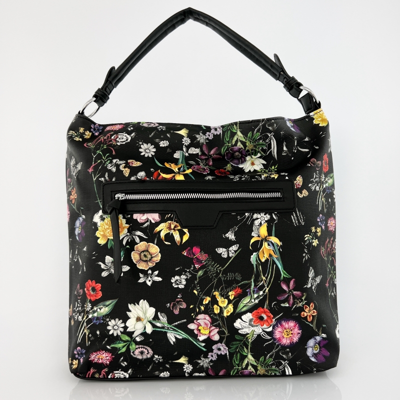 Дамска чанта с цветен принт - Valerie