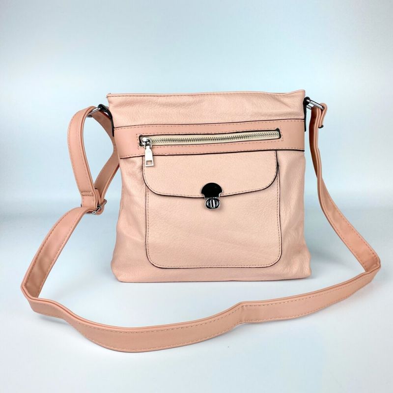 Дамска чанта за през рамо - Lollita - розова