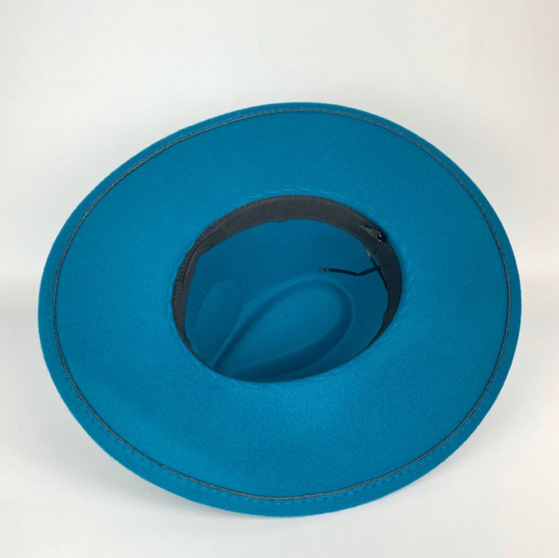 Дамска шапка "Федора" - синя
