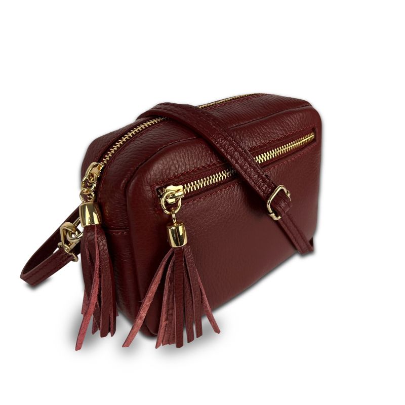 Чанта за през рамо от естествена кожа - Flavia 